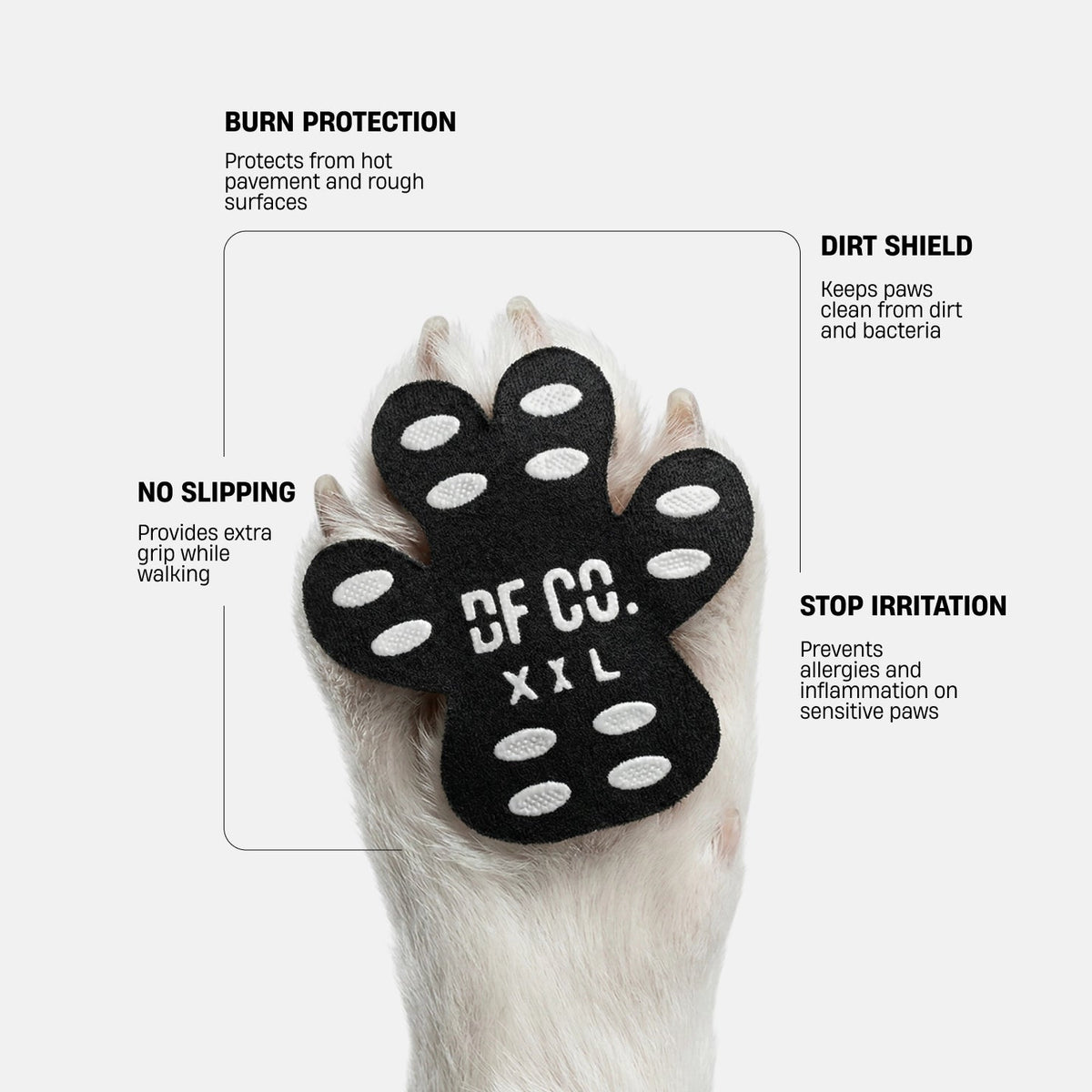 Kirlune Anti-Slip Dog Paw Grips
